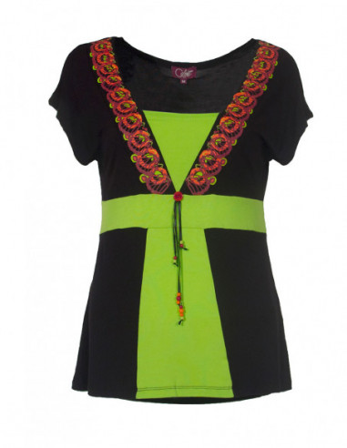 Colorful ethnic T-shirt