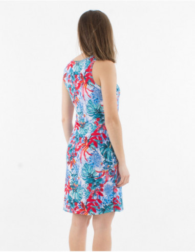 Draping hawaiian dress sale