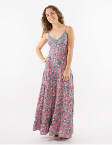 Robe d'été longue fluide romantique