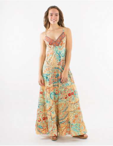 Boho style beach long dress