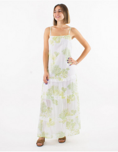 Tie Dye Pastel Long Back Dress