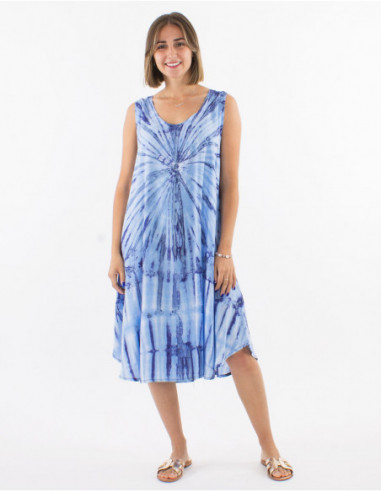 Robe de plage boho Tie and Dye