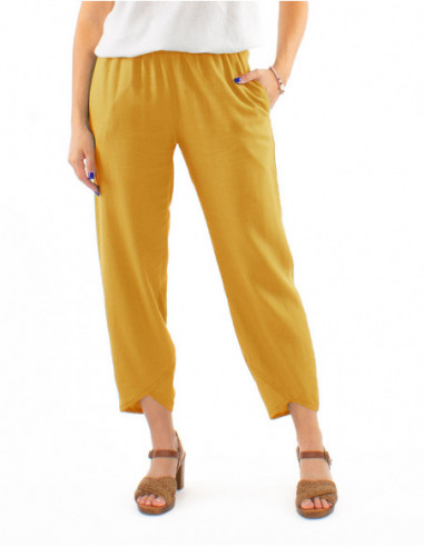 Elasticated waistband trousers