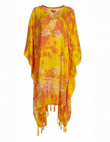 Robe poncho de plage